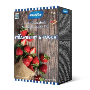 SMOOKIES Premium STRAWBERRY – Erdbeerkekse 100 % Lebensmittelqualität, 200 g